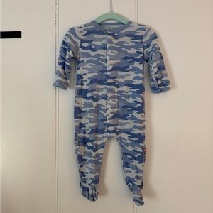 Blue Camo Kids One Piece